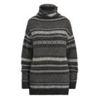 Ralph Lauren Chevron Fair Isle Sweater Charcoal Multi
