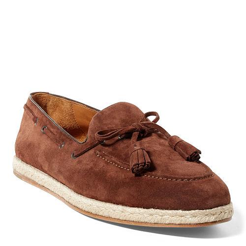 Ralph Lauren Chessington Suede Loafer Caffe
