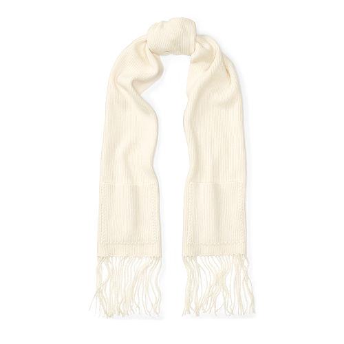 Polo Ralph Lauren Wool-blend Pocket Scarf Cream