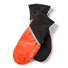 Ralph Lauren Polo Sport Mitten-top Athletic Gloves Black/shocking Orange
