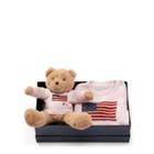 Ralph Lauren Flag Sweater & Polo Bear Set Multi 6m