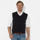 Polo Ralph Lauren Pima Cotton V-neck Vest Polo Black