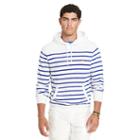 Polo Ralph Lauren Striped French Terry Hoodie White/heritage Royal