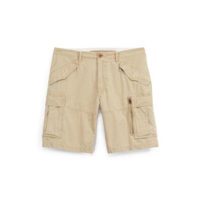 Ralph Lauren Classic Fit Cotton Cargo Short Boating Khaki 44 Big