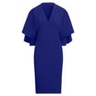 Ralph Lauren Valentina Crepe Dress Royal Blue