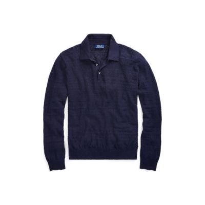 Ralph Lauren Cotton-linen Sweater Navy