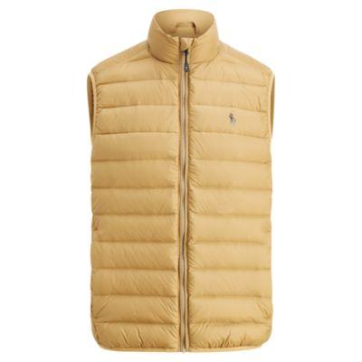 Ralph Lauren Packable Taffeta Down Vest Element Beige