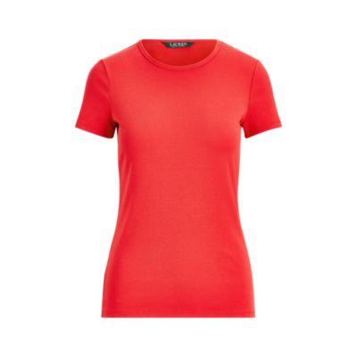 Ralph Lauren Stretch Cotton T-shirt Crimson