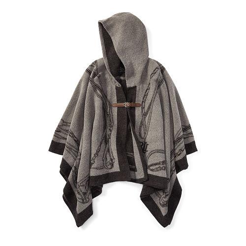 Ralph Lauren Lauren Bridle-print Hooded Poncho