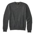 Ralph Lauren Rrl Waffle-knit Cashmere Sweater Dark Heather Grey