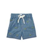 Ralph Lauren Cotton Chambray Short Medium Blue 18m