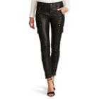 Polo Ralph Lauren Leather Cargo Skinny Pant Polo Black