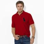 Polo Ralph Lauren Classic Fit Cotton Mesh Polo Eaton Red Tall X