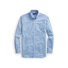 Ralph Lauren Classic Fit Plaid Poplin Shirt Bayside Green/navy Multi 1x Big