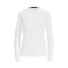 Ralph Lauren Uv Jersey Crewneck Top Pure White