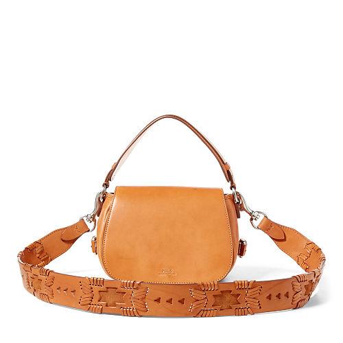 Polo Ralph Lauren Small Sullivan Saddle Bag Caramel