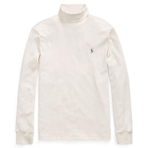 Polo Ralph Lauren Pima Soft-touch Turtleneck Essex Cream Heather