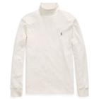 Polo Ralph Lauren Pima Soft-touch Turtleneck Essex Cream Heather