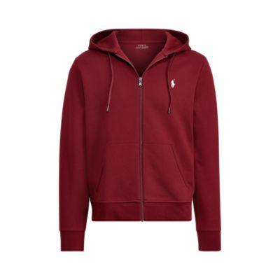 Ralph Lauren Double-knit Hoodie Classic Wine