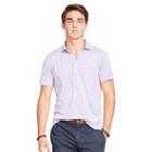 Polo Ralph Lauren Striped Cotton Jersey Shirt Charter Purple/white
