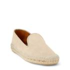 Ralph Lauren Geyla Suede Espadrille Biscuit