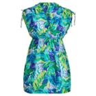 Ralph Lauren Lauren Woman Tropical-print Cover-up Blue Multi