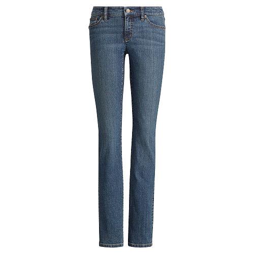 Ralph Lauren Lauren Modern Straight Curvy Jean Rinse