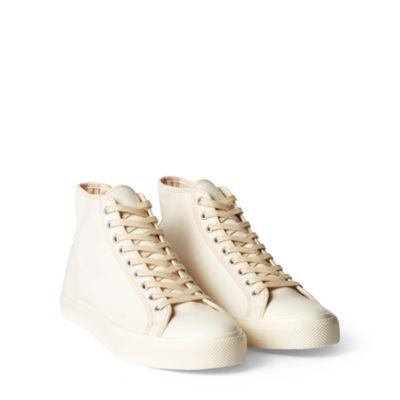 Ralph Lauren Mayport Canvas Sneaker Canvas Natural