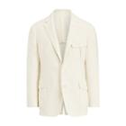 Ralph Lauren Slub Stretch Twill Suit Jacket Cream