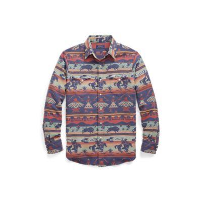 Ralph Lauren Classic Fit Western Shirt Cowboy