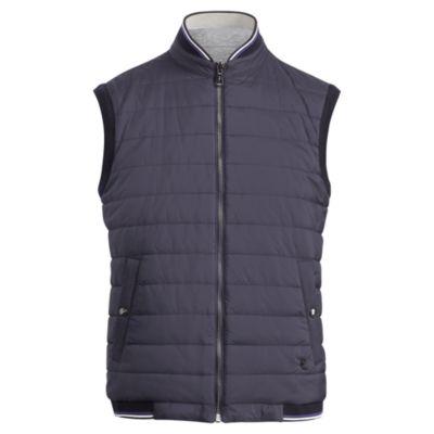 Ralph Lauren Reversible Baseball Vest Navy/heather