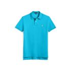 Ralph Lauren Custom Slim Fit Mesh Polo Hawaiian Ocean