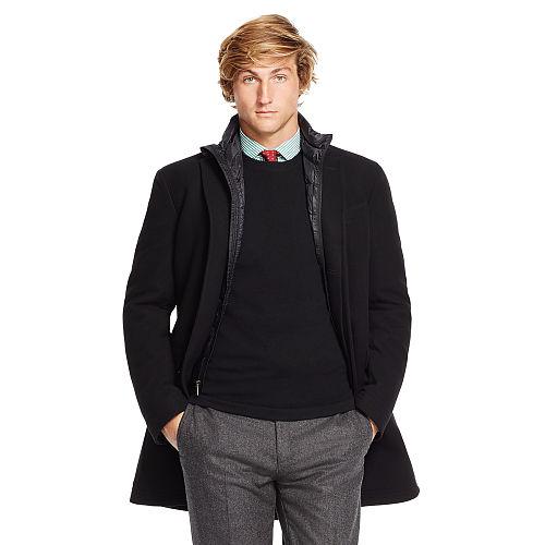 Polo Ralph Lauren Down Lined 2-in-1 Topcoat Black