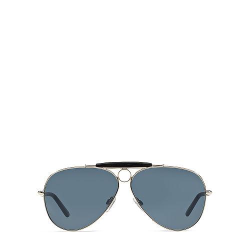 Ralph Lauren Nautical Pilot Sunglasses Silver