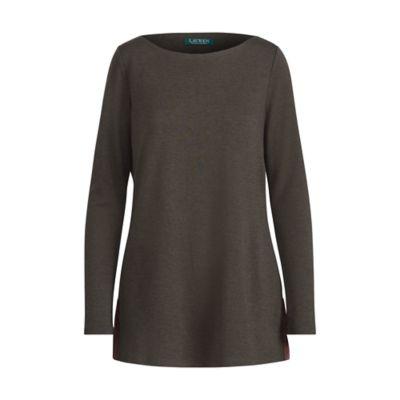 Ralph Lauren Boatneck Tunic Top Deep Forest Green Sp