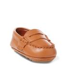 Ralph Lauren Telly Leather Loafer Tan Leather 1 (6-12 Wks)