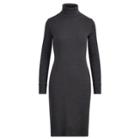 Ralph Lauren Cotton Turtleneck Dress Dark Gents Heather