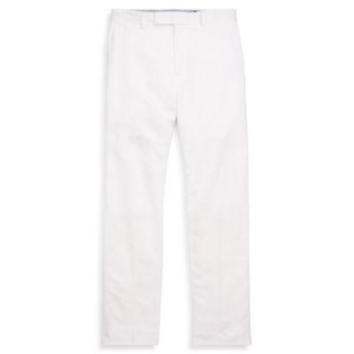Ralph Lauren Classic Fit Linen-blend Pant White