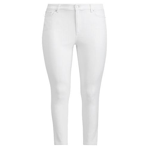 Ralph Lauren Lauren Woman Premier Skinny Ankle Jean White