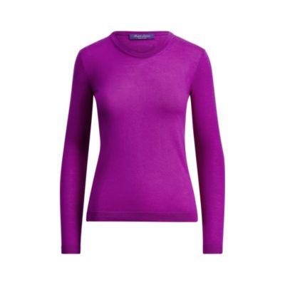 Ralph Lauren Cashmere Crewneck Sweater Amethyst