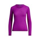 Ralph Lauren Cashmere Crewneck Sweater Amethyst