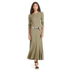 Polo Ralph Lauren Fit-and-flare Dress Basic Olive