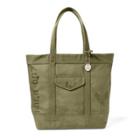 Ralph Lauren Military Canvas Tote Olive