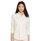 Polo Ralph Lauren Cotton Twill Military Shirt White Sand