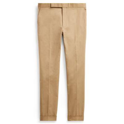 Ralph Lauren Stretch Cotton Trouser Tan