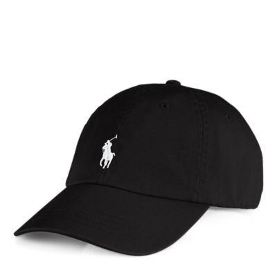 Ralph Lauren Unisex Chino Baseball Cap Polo Black