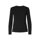 Ralph Lauren Cashmere Jersey Sweater Polo Black