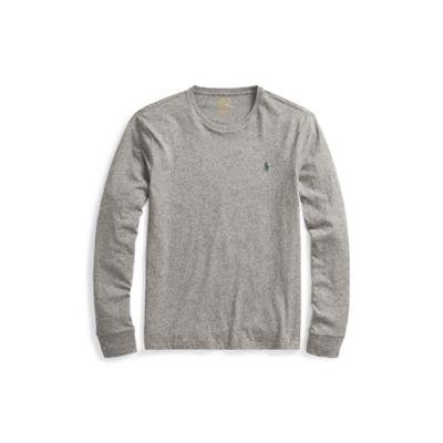 Ralph Lauren Custom Slim Fit Cotton T-shirt Canterbury Heather