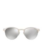 Polo Ralph Lauren Engraved Round Sunglasses Semishiny Silver
