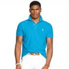 Polo Ralph Lauren Custom-fit Mesh Polo Shirt Cove Blue